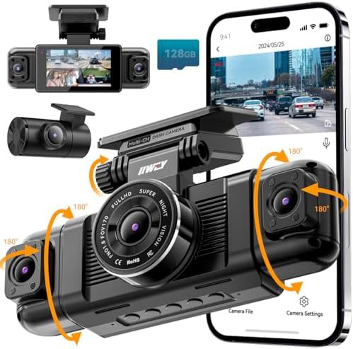 IIWEY N5 4 Channel Dash Cam For Cars
