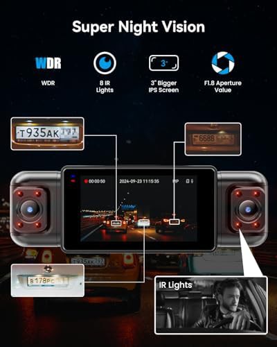 IIWEY N5 4 Channel Dash Cam For Cars — photo 4
