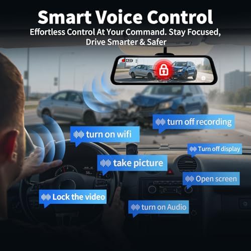 Mirror mounted dual channel dash camera — photo 5