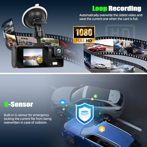 Three way dash camera for taxi and rideshare — photo 4