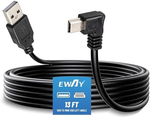 Mini USB left angle power cable