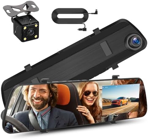 Four inch mirror cam with IPS screen
