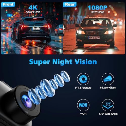 Dual 4K Dash Cam with CPL Filter — photo 4