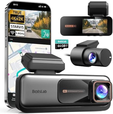 Botslab G980H 4K Starvis taxi dual dash cam