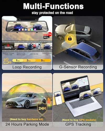 Twelve inch 4K mirror camera with WiFi — photo 4