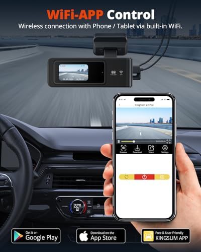 Mini dual dash cam with screen — photo 3