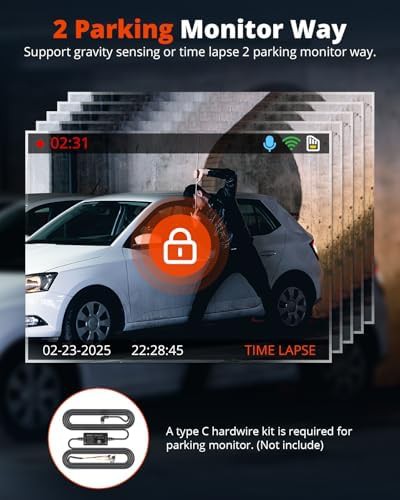 Mini dual dash cam with screen — photo 5