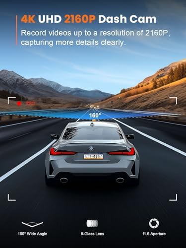Mini hidden 4K dash cam with WiFi — photo 3