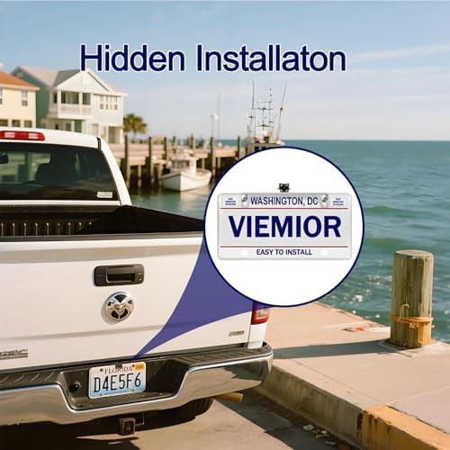 Universal license plate backup camera bracket — photo 4