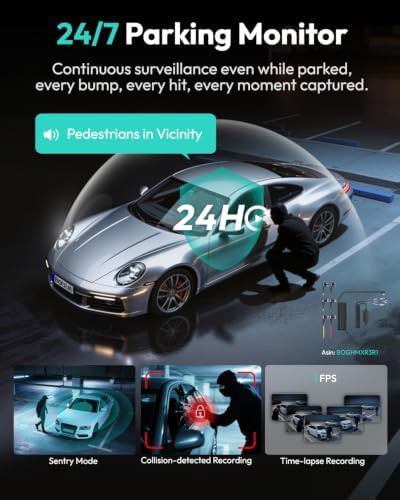 Botslab 4 channel 360 degree dash cam with 128GB card — photo 4