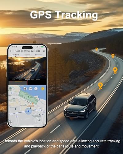 Front 4K dash camera with car charger — photo 5