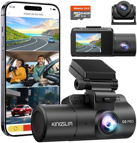 Three channel camera with 64GB card