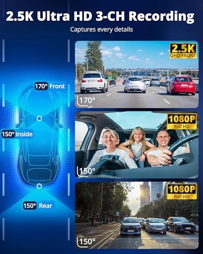 Three channel camera with 64GB card — photo 3