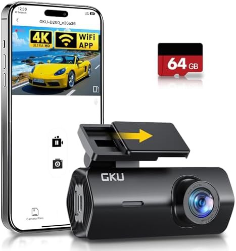 Mini 4k front only dash camera