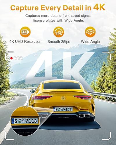 Mini 4k front only dash camera — photo 3
