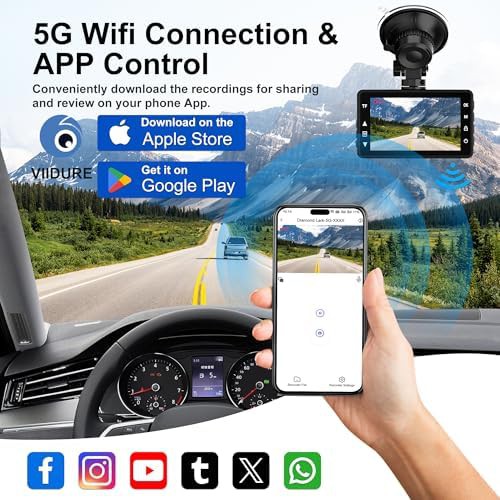 Dual 4K dash cam with 5G WiFi — photo 4