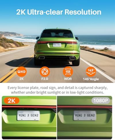 Tiny 2K Mini Dash Cam — photo 5