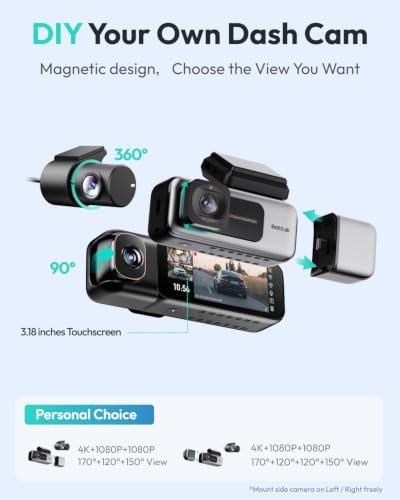 Botslab G980H 3 channel 4K dash cam — photo 5