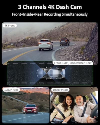 Three channel 4K wifi dash camera — photo 3
