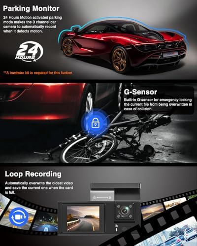 Three channel 4K wifi dash camera — photo 4