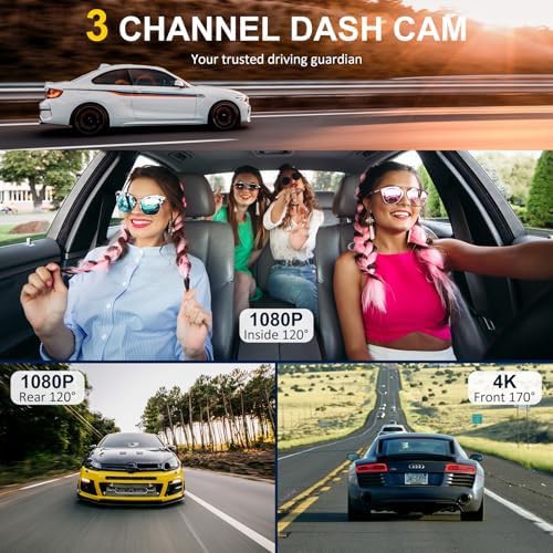 Three channel 4K dash cam with IPS screen — photo 3