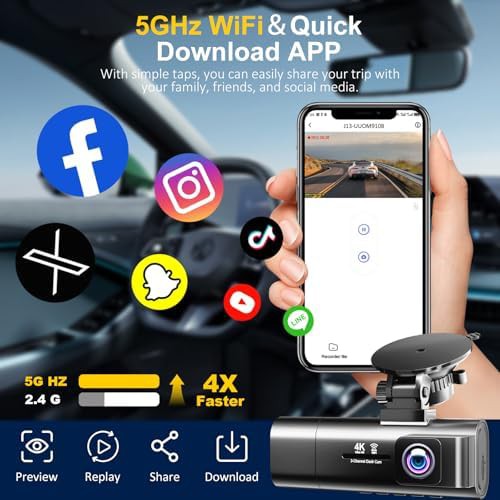 Three channel 4K dash cam with IPS screen — photo 5
