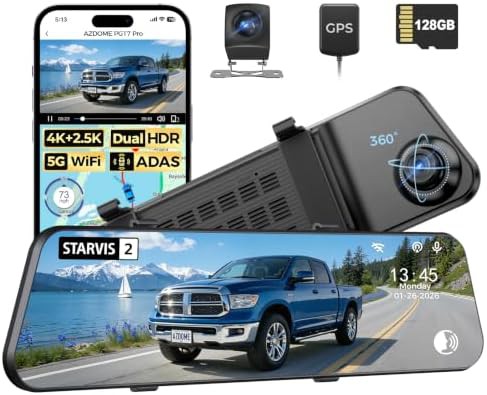 Mirror dash cam with Starvis sensor