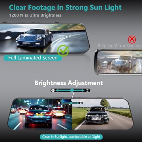 Twelve inch mirror camera with smart assistance — photo 5