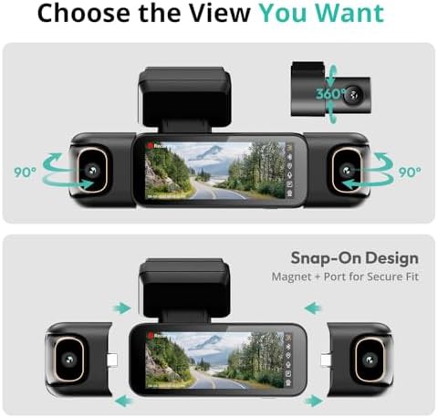 Botslab 4 channel 360 degree dash cam with hardwire kit — photo 5