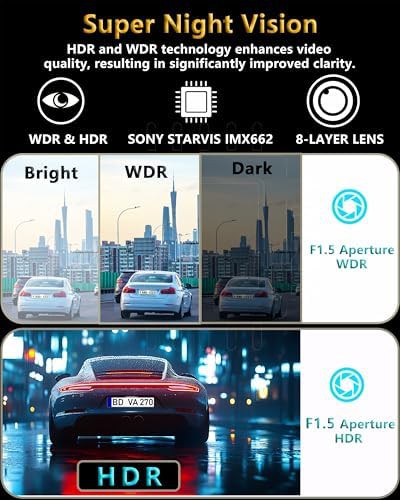 Triple dash cam with five GHz WiFi — photo 3
