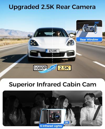 Three channel dash cam with adas and gps — photo 3