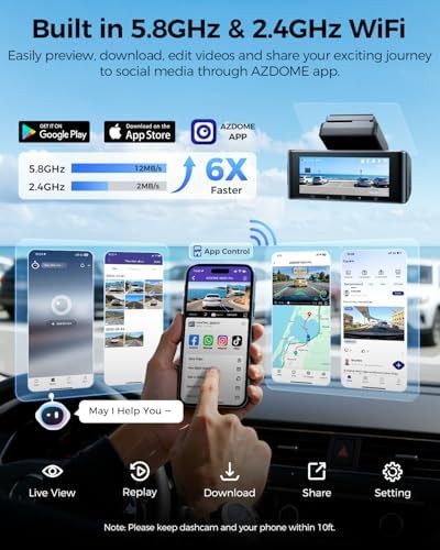 Three channel dash cam with adas and gps — photo 5