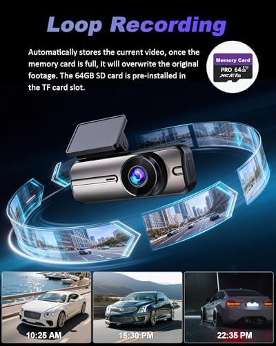 Dual 4K dash camera with memory card — photo 5
