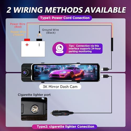 Mirror dash cam with 11 in touch screen — photo 5