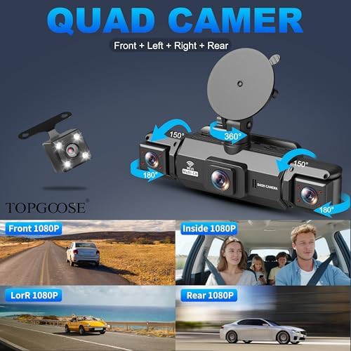 Four channel 360 degree dash cam — photo 3