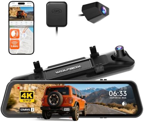 Mirror dash cam with starvis two sensor
