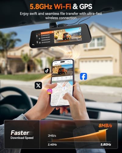 Mirror dash cam with starvis two sensor — photo 4