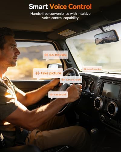 Mirror dash cam with starvis two sensor — photo 5