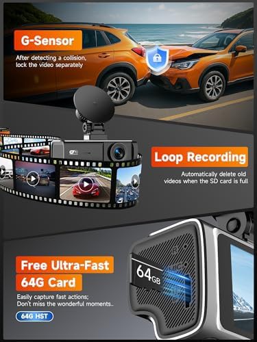 Three channel dash cam with WiFi app — photo 4