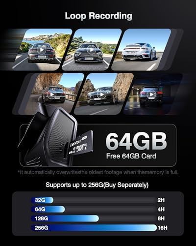 Dual 4K dash cam with night vision — photo 5