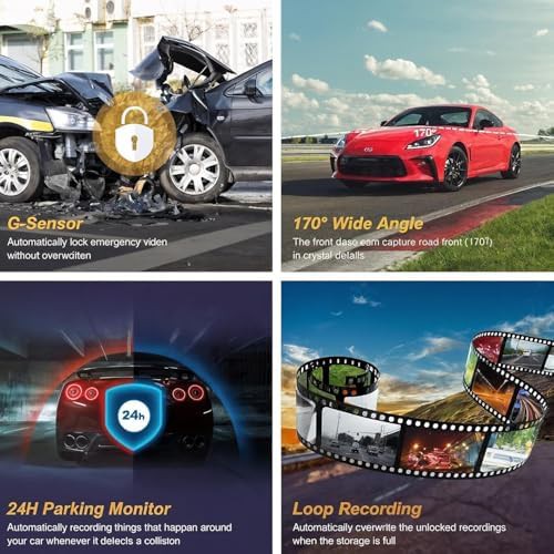 Ten inch touch screen mirror dash camera — photo 4