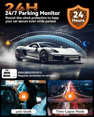 Three channel 4K dash cam with card — photo 4