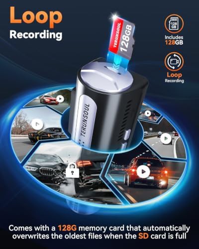 Three channel 4K dash cam with card — photo 5