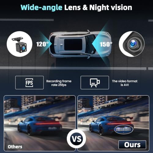 Mirror dash cam with backup assistance — photo 3