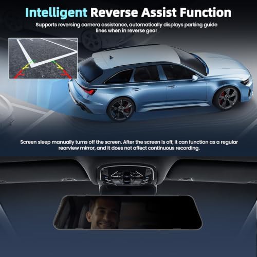 Mirror dash cam with backup assistance — photo 5