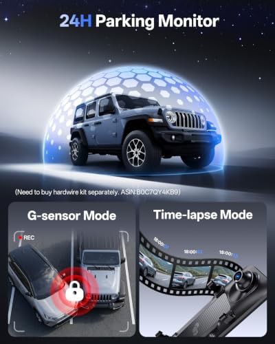 4K Mirror Dash Cam with Built-in GPS — photo 5