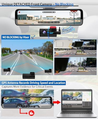 Three channel mirror cam with GPS — photo 4