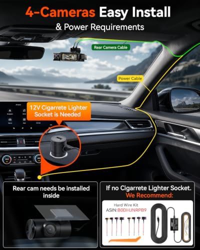 IIWEY N7 Pro Starvis 4 Channel Dash Cam — photo 3
