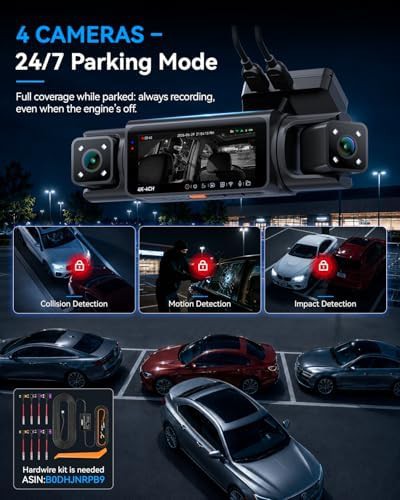 IIWEY N7 Pro Starvis 4 Channel Dash Cam — photo 4