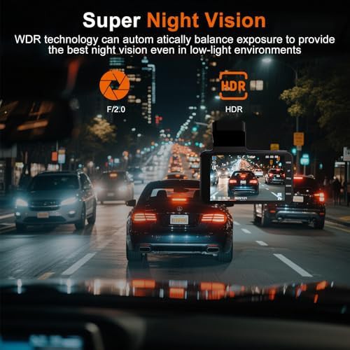 Four inch screen wide angle dashcam — photo 3